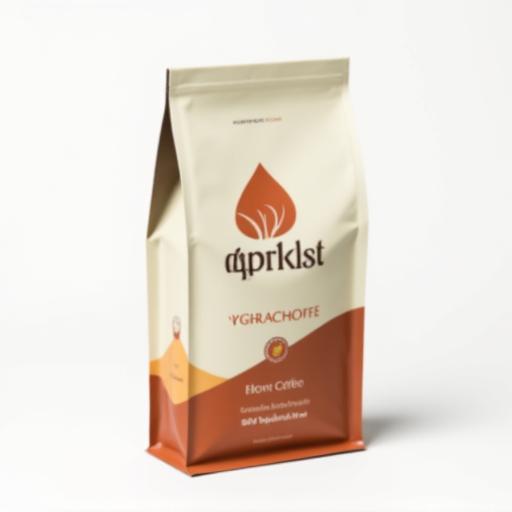 Dove Droplet coffee bag for Ethiopia Yirgacheffe, showing intricate design